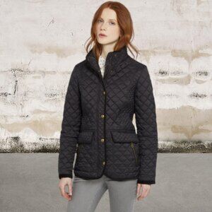 Joules Navy Blue Newdale Quilted Ladies Jacket Size 10